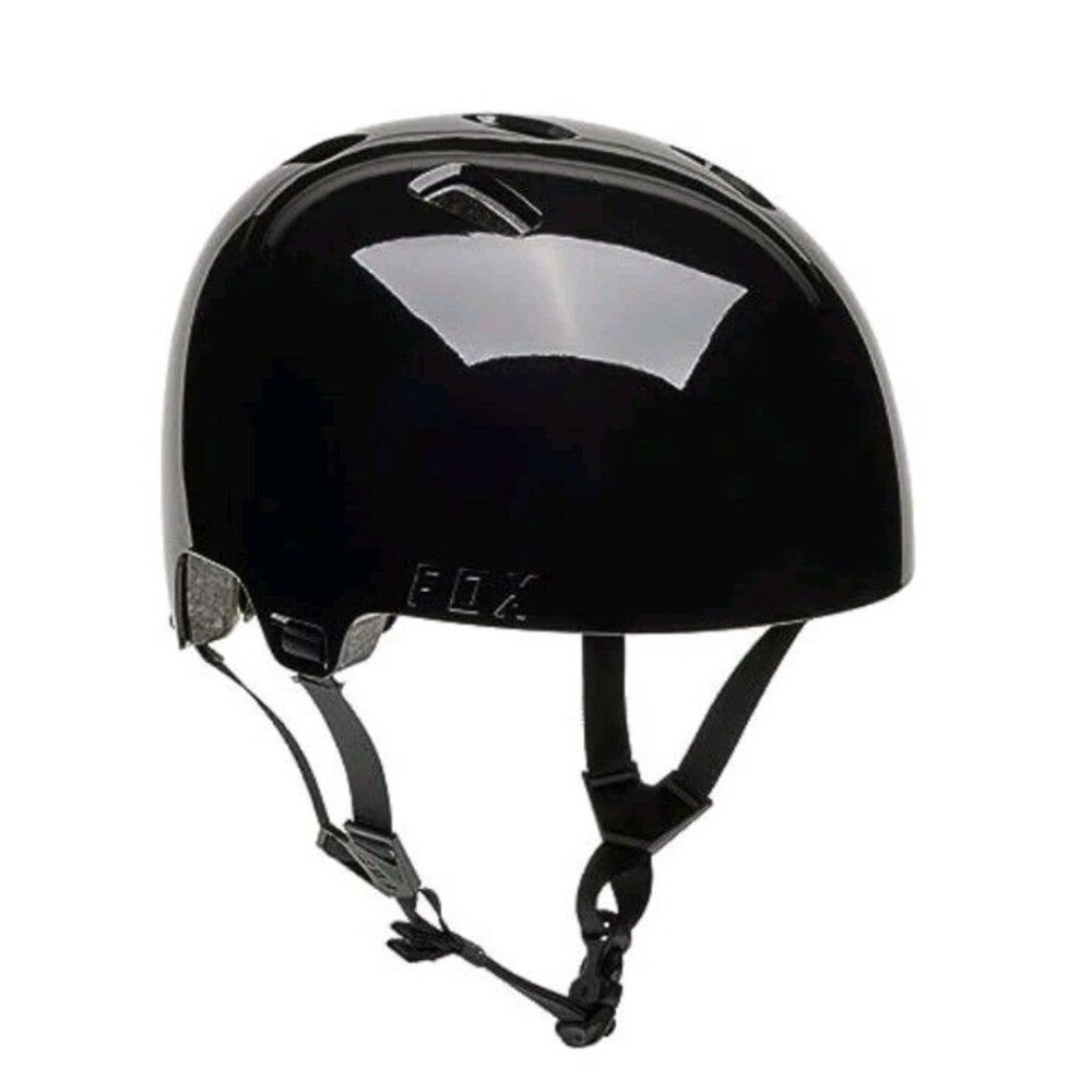 Fox Racing Unisex Medium Flight Mountain Bike Helmet Black Gloss FA23